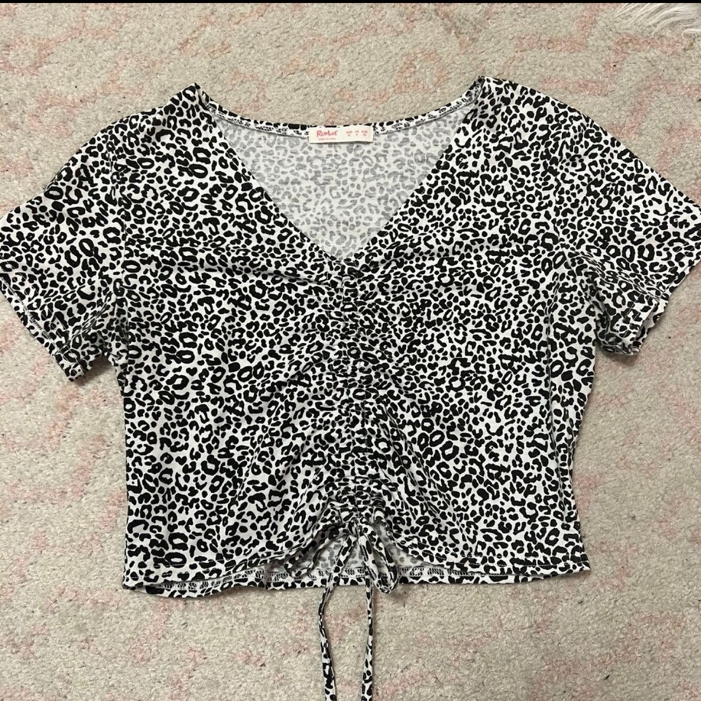cheetah print top
